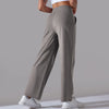 Wide Leg Yoga Pants Push Up Sports Trouser for Women Leggings for Fitness High Waist Lengthen Workout Clothes Gym Sportswear