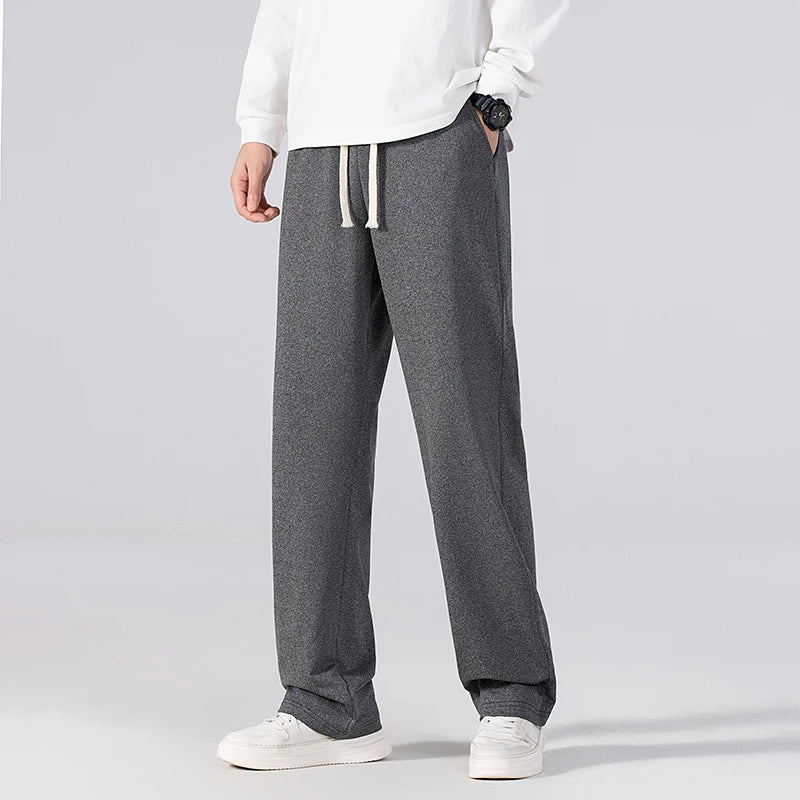 SAFA Men's Staight Sweatpants Sport Pants Men Running Pants Spring Autumn Loose Casual Sweat Pants Running Jogging Trousers