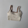 Sports Bra Women Summer Shock-absorbing Gathering Double Breast Strap Yoga Vest Quick Drying Anti Sagging Shaping Fitness Bra