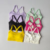 Sports Underwear for Women Thin Shoulder Straps Beautiful Back Shockproof Running Yoga Suit Vest Pilates Training Fitness Bras