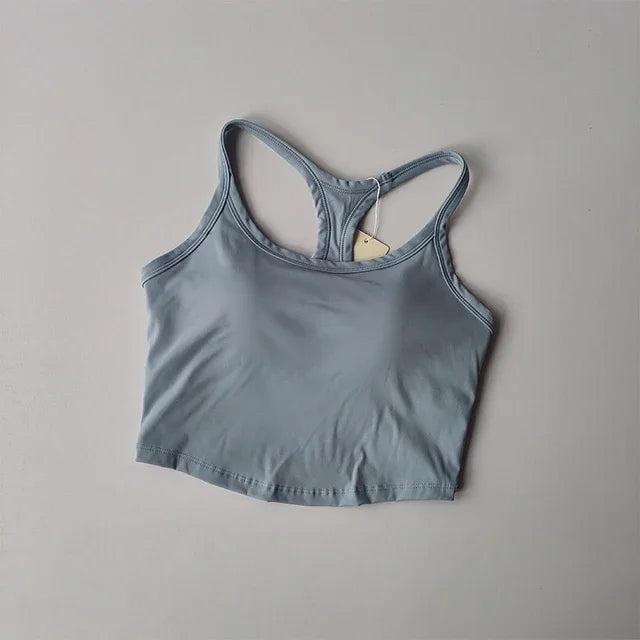 Integrated Back Yoga Underwear Female Professional Pilates Training Sports Bra Running Fitness Camisole Vest