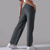 Wide Leg Yoga Pants Push Up Sports Trouser for Women Leggings for Fitness High Waist Lengthen Workout Clothes Gym Sportswear