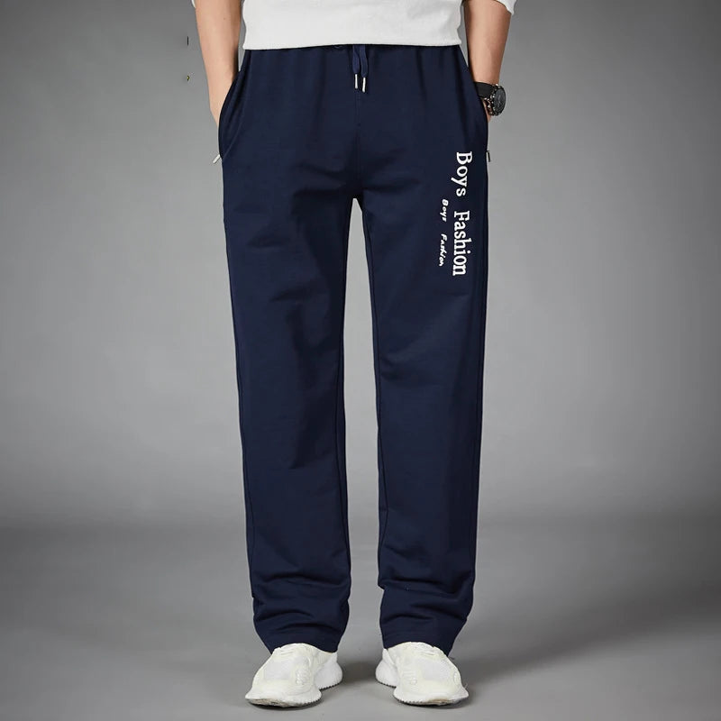Men Sports Running Pants Fitness Gym Training Bodybuilding Sweatpants Letter Printed Trousers Jogging Tracksuits Boys Sportswear
