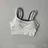Sports Bra Women Summer Shock-absorbing Gathering Double Breast Strap Yoga Vest Quick Drying Anti Sagging Shaping Fitness Bra