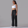 Wide Leg Yoga Pants Push Up Sports Trouser for Women Leggings for Fitness High Waist Lengthen Workout Clothes Gym Sportswear