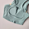 High-intensity Fitness Sports Bra for Women with Side Breasts Shock-proof Hollow Back Threaded Tight Vest Style Bra Wear Outside