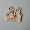 Fake Two-piece High-intensity Integrated Sports Underwear Shock-proof Fitness Bra Training Yoga Top Pilates Vest Summer