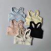Fake Two-piece High-intensity Integrated Sports Underwear Shock-proof Fitness Bra Training Yoga Top Pilates Vest Summer