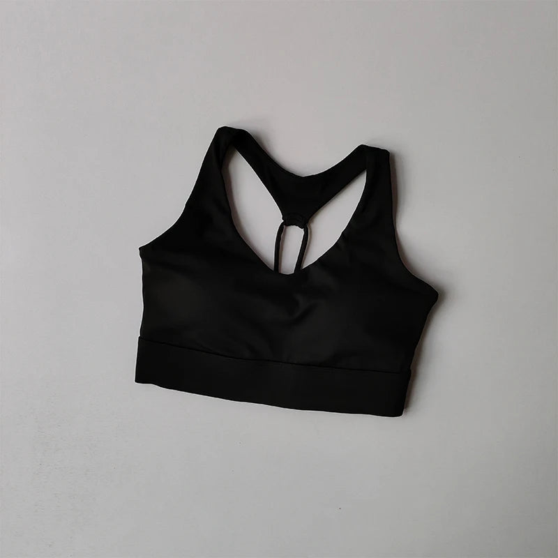 High-intensity Sports Underwear for Women Professional Shock-proof and Anti-sagging Yoga Vest Bra Running Fitness Clothing Top
