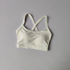 Sports Underwear for Women Thin Shoulder Straps Beautiful Back Shockproof Running Yoga Suit Vest Pilates Training Fitness Bras
