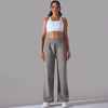 Wide Leg Yoga Pants Push Up Sports Trouser for Women Leggings for Fitness High Waist Lengthen Workout Clothes Gym Sportswear