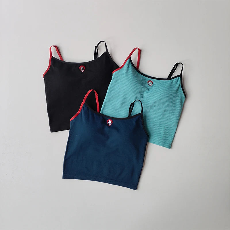 Sports Underwear for Women in Summer Contrasting Colors, Anti-sagging Fitness Yoga Suit Suspender, Integrated Beauty Vest Bra