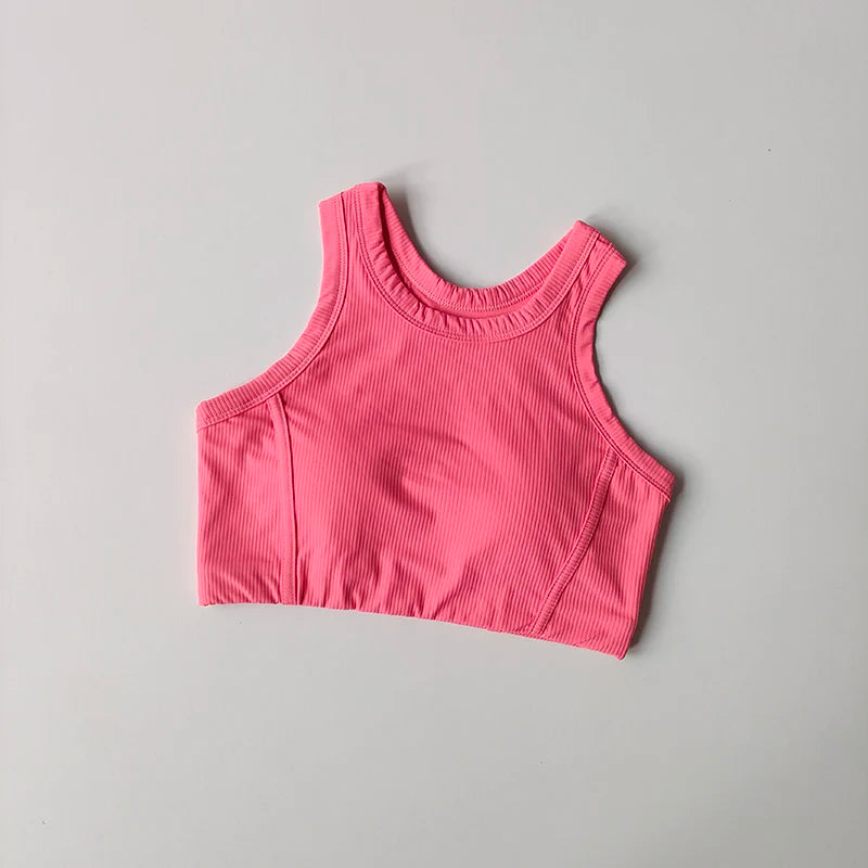 High-intensity Sports Underwear Women Gathering Shock-proof Running Fitness Bra Training Quick-drying Integrated Vest Yoga Suit