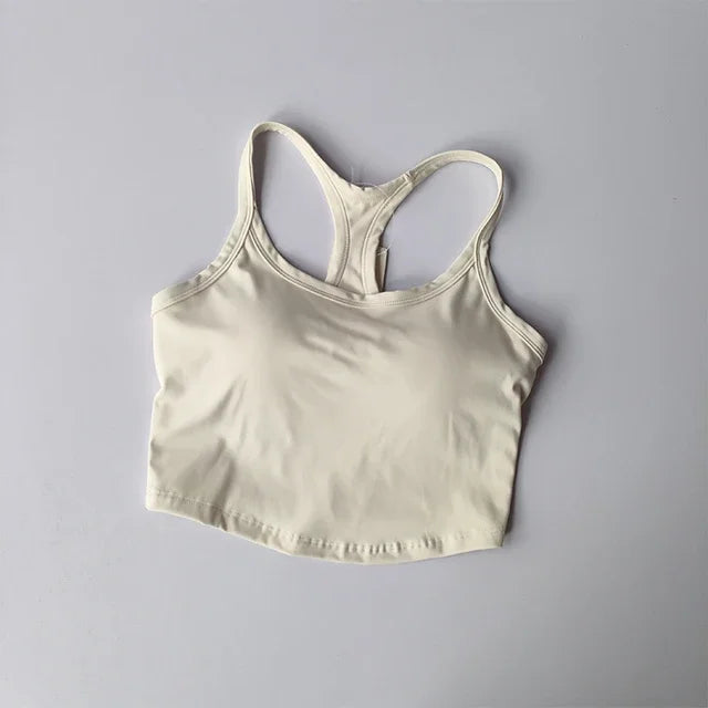Integrated Back Yoga Underwear Female Professional Pilates Training Sports Bra Running Fitness Camisole Vest