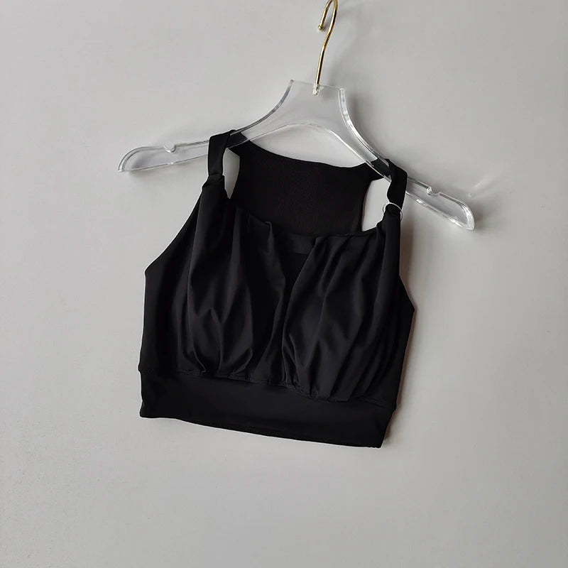 Sports Bra for Women Running Gathering Small Breasts to Show Off Big Fashion Sexy I-shaped Yoga Vest Quick Drying Fitness Bra