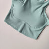 High-intensity Fitness Sports Bra for Women with Side Breasts Shock-proof Hollow Back Threaded Tight Vest Style Bra Wear Outside