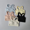 Fake Two-piece High-intensity Integrated Sports Underwear Shock-proof Fitness Bra Training Yoga Top Pilates Vest Summer