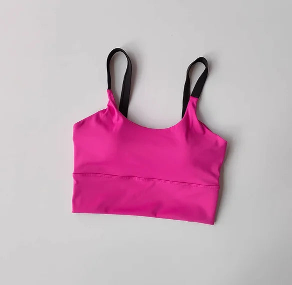One piece bra, high-strength shockproof running bra, suspenders, backless Fitness Yoga bra