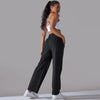 Wide Leg Yoga Pants Push Up Sports Trouser for Women Leggings for Fitness High Waist Lengthen Workout Clothes Gym Sportswear