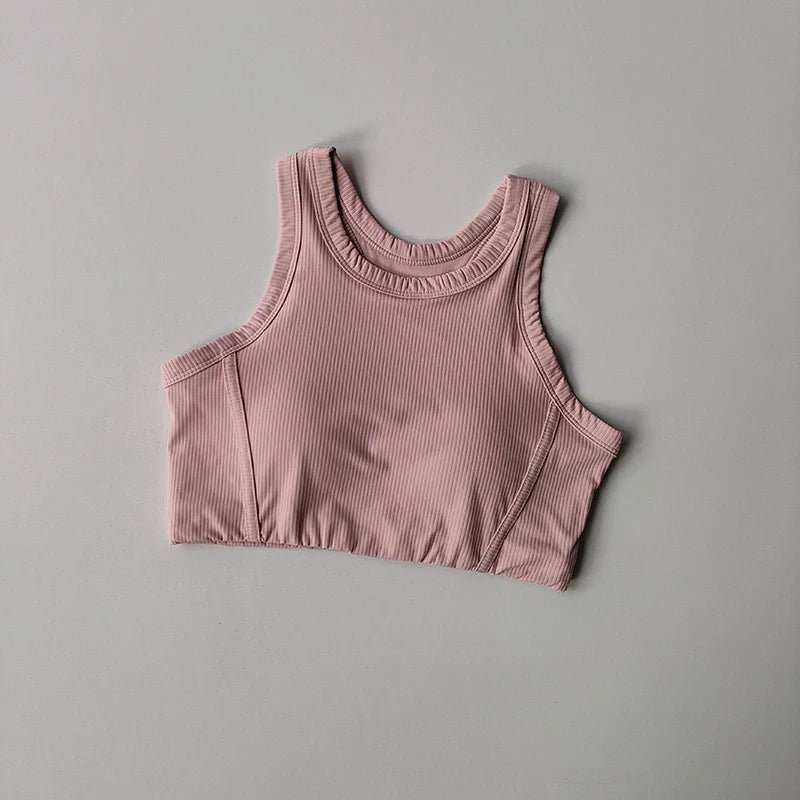 High-intensity Sports Underwear Women Gathering Shock-proof Running Fitness Bra Training Quick-drying Integrated Vest Yoga Suit