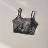 Tie-dye Sports Underwear Women Gather to Run Shock-proof Yoga Fitness Bra Outside Wearing Beautiful Back Straps Pilates Vest