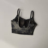 Tie-dye Sports Underwear Women Gather to Run Shock-proof Yoga Fitness Bra Outside Wearing Beautiful Back Straps Pilates Vest