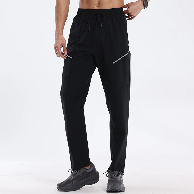 New Men's Running Sports Pants Gym Sweatpants Fitness Training Trousers Quick Dry Waterproof Outdoor Men Jogging Pants
