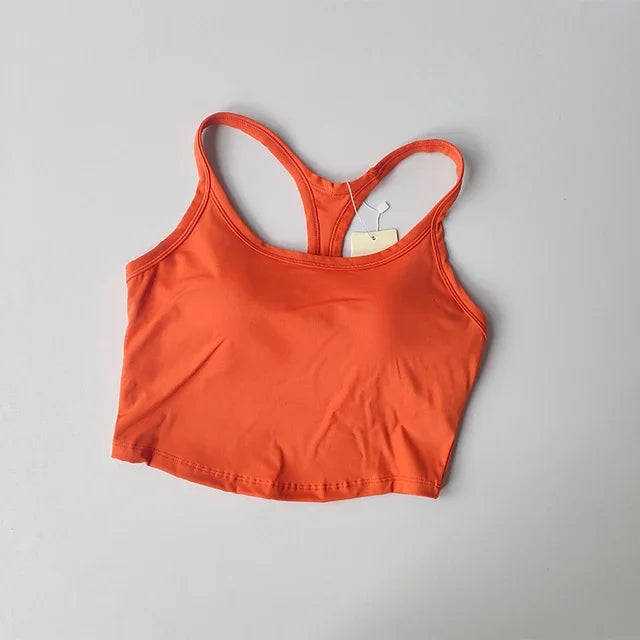 Integrated Back Yoga Underwear Female Professional Pilates Training Sports Bra Running Fitness Camisole Vest