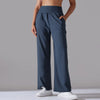 Wide Leg Yoga Pants Push Up Sports Trouser for Women Leggings for Fitness High Waist Lengthen Workout Clothes Gym Sportswear
