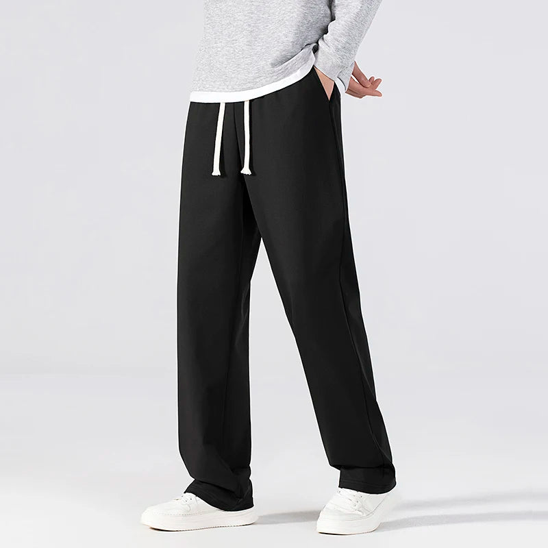 SAFA Men's Staight Sweatpants Sport Pants Men Running Pants Spring Autumn Loose Casual Sweat Pants Running Jogging Trousers