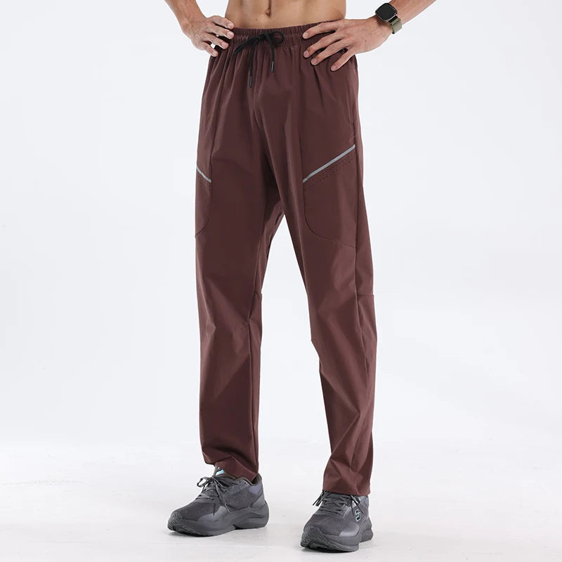 New Men's Running Sports Pants Gym Sweatpants Fitness Training Trousers Quick Dry Waterproof Outdoor Men Jogging Pants