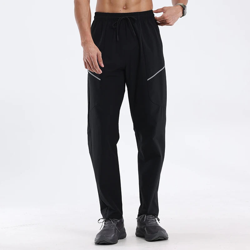 New Men's Running Sports Pants Gym Sweatpants Fitness Training Trousers Quick Dry Waterproof Outdoor Men Jogging Pants