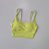 Sports Bra Women Summer Shock-absorbing Gathering Double Breast Strap Yoga Vest Quick Drying Anti Sagging Shaping Fitness Bra