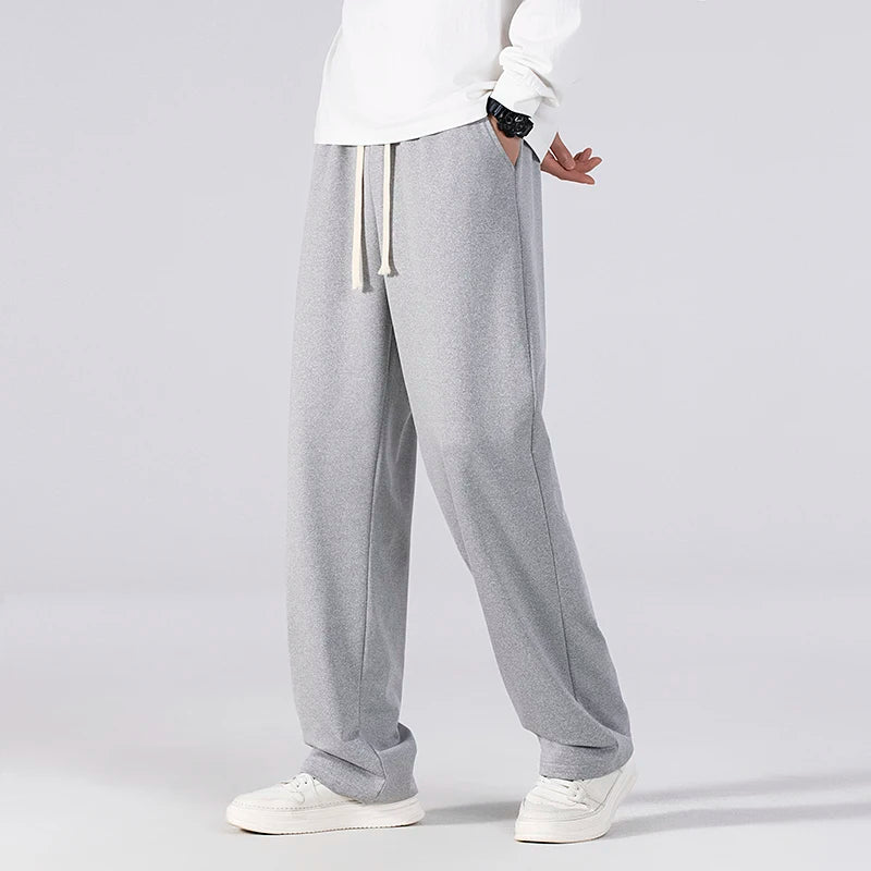 SAFA Men's Staight Sweatpants Sport Pants Men Running Pants Spring Autumn Loose Casual Sweat Pants Running Jogging Trousers