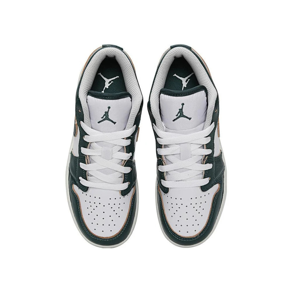 NIKE 2024 Boys AIR JORDAN 1 LOW SE (GS) JordanBasketball Shoes FQ8041-300